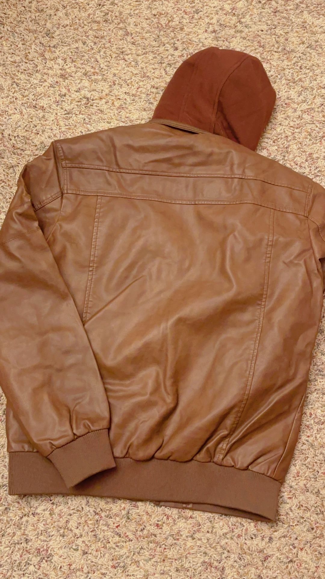 Brown leather jacket for Men - photo 4