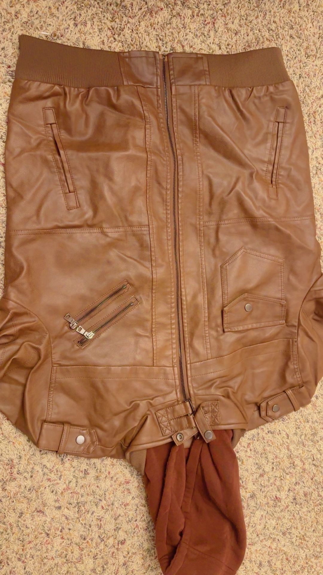 Brown leather jacket for Men - photo 5