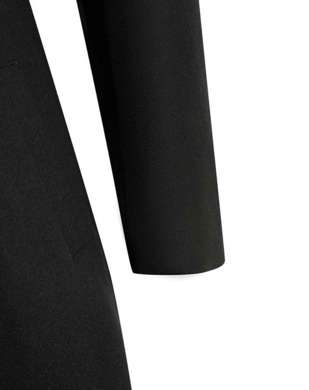 Plus Solid Double Breasted Overcoat - photo 4
