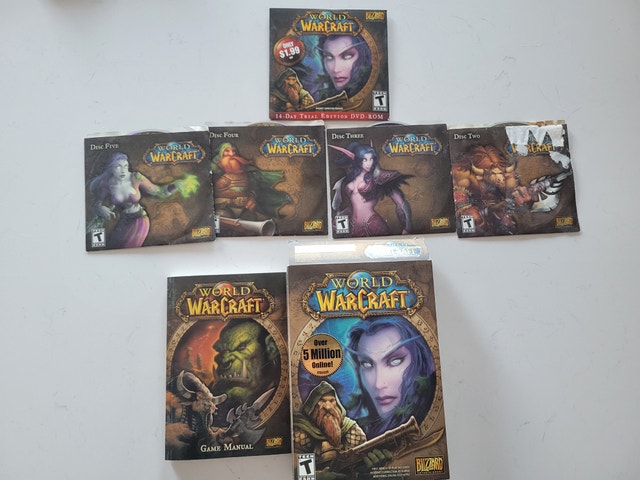 World of Warcraft & Burning Crusade Original Boxes w/ Discs - photo 3