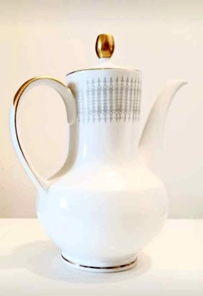 Vtg. Tall Bavarian Winterling Coffee Pot
