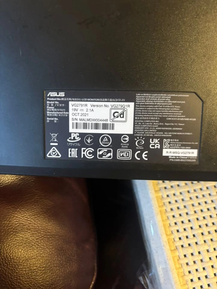 ASUS TUF Gaming Monitor 27" 144Hz + Adjustable ARM - photo 3