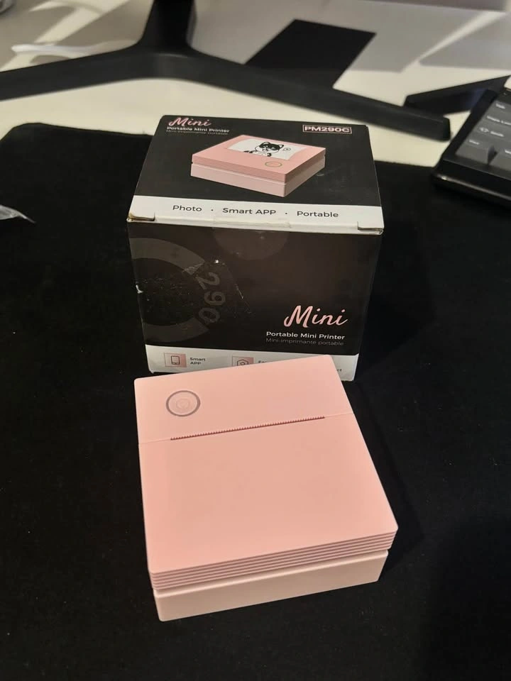 New - Portable Mini Sticker Printer (Pink) - photo 2