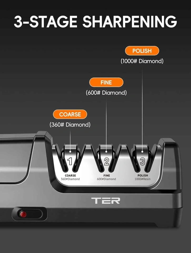 3-Stage Electric Knife Sharpener - photo 4
