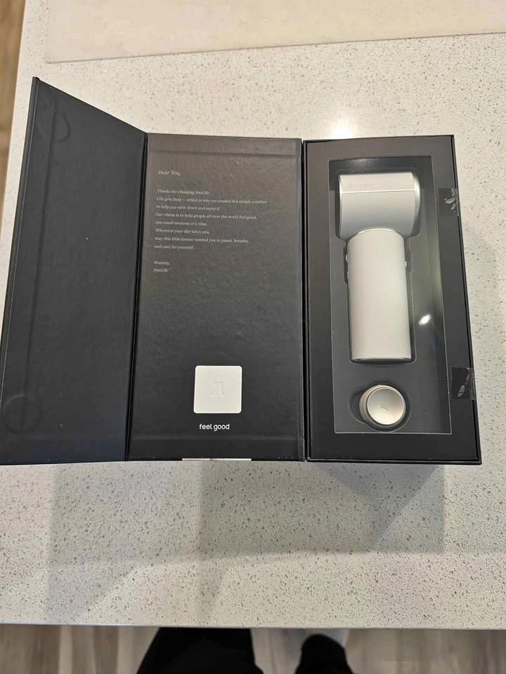 Portable Compact Rechargeable Fan with Screen