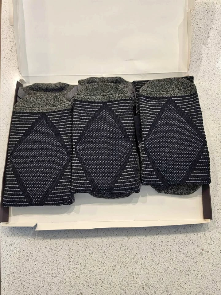 Heels & Toes Cushioned Socks (3 Pairs, Size 10-14)