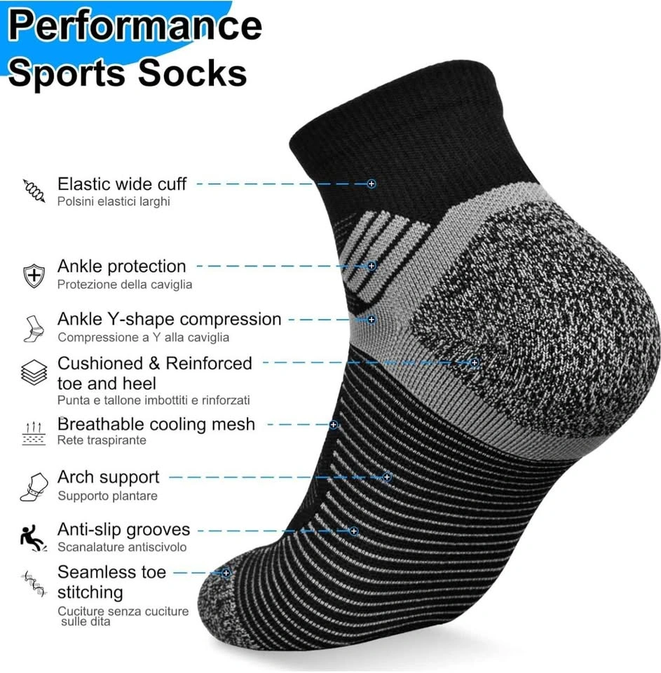 Heels & Toes Cushioned Socks (3 Pairs, Size 10-14) - photo 2