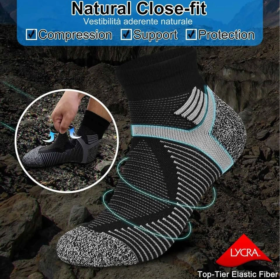 Heels & Toes Cushioned Socks (3 Pairs, Size 10-14) - photo 4