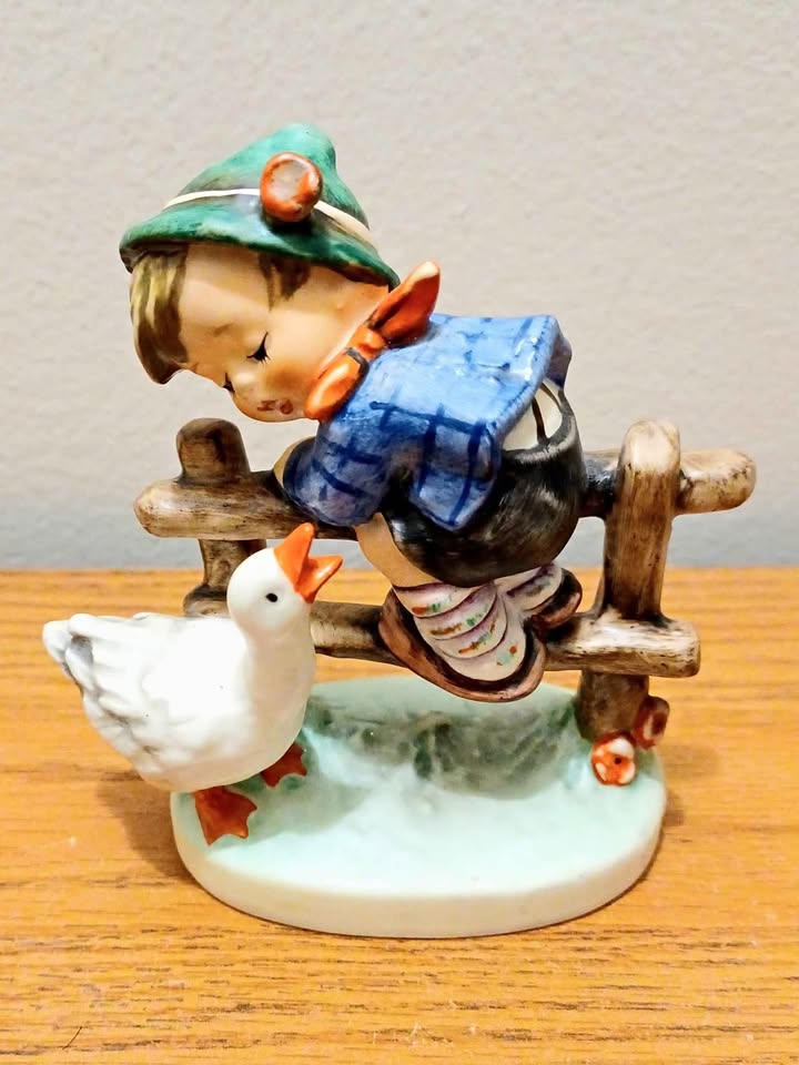 Vtg W. German Hand Crafted Hummel Figurine Barnyard Hero