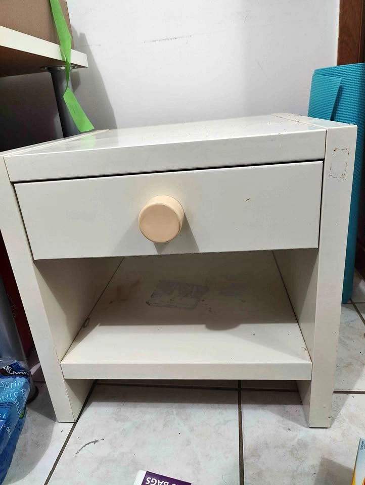 White Dresser/ bedside table