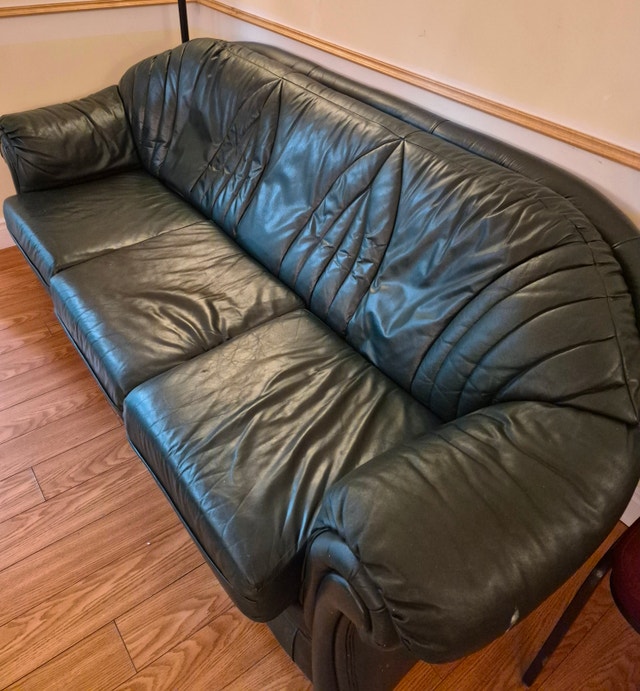 Leather sofa, love seat - photo 2