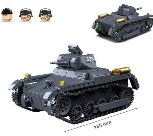 [NEW] WWII Panzer I Tank Building Kit - 565 Pcs - Unassembled - photo 3