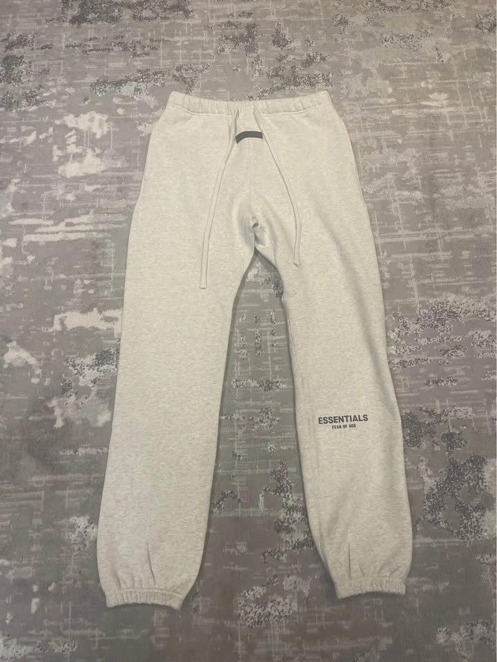 Light oatmeal essential pants