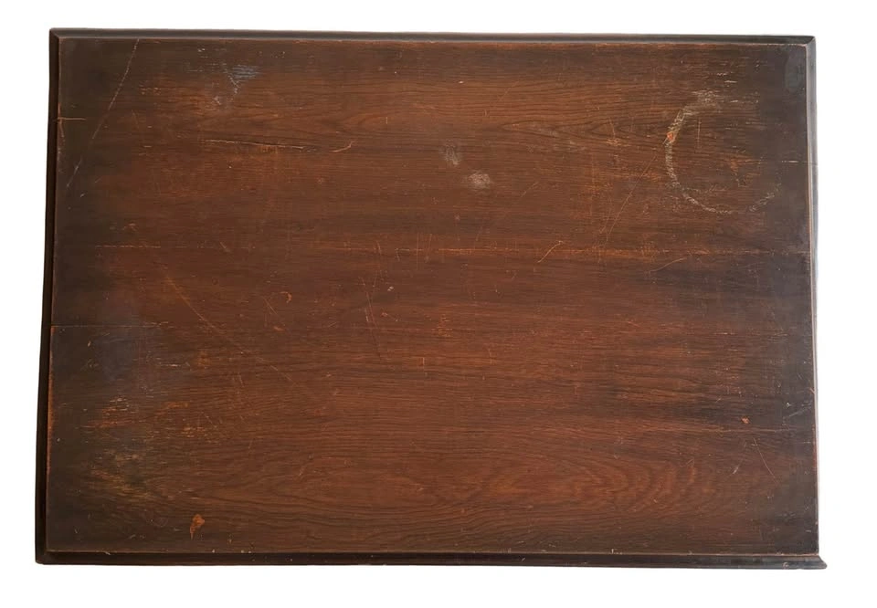 Antique Dark Brown Wood Accent Table by Peterboro Canoe Co. - photo 3