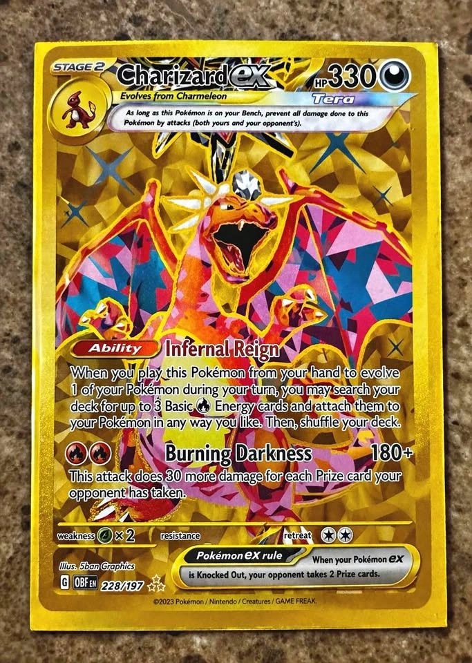 Charizard EX Obsidian Flames