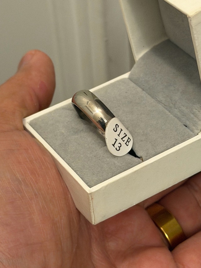Stainless Steel Men Ring New Non-Tarnish - photo 3