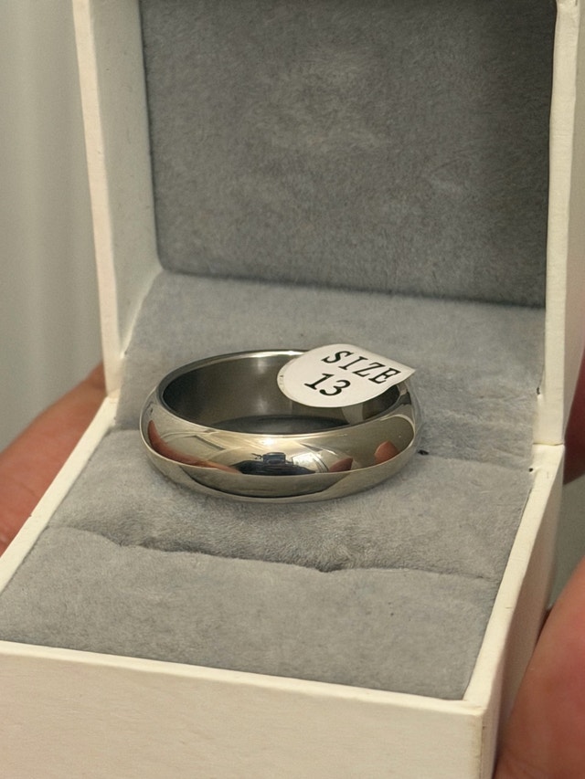 Stainless Steel Men Ring New Non-Tarnish - photo 5