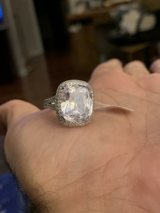 Sterling Silver Wedding/Engagement Ring - photo 5