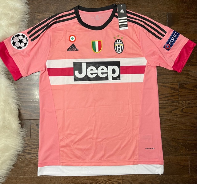 Juventus Retro 2015/16 POGBA Soccer Away Jersey