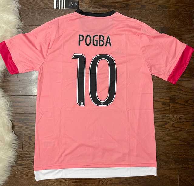 Juventus Retro 2015/16 POGBA Soccer Away Jersey - photo 2