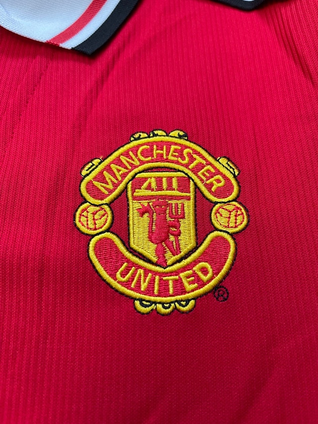 Manchester United Beckham Retro 1998/00 Soccer Jersey - photo 5