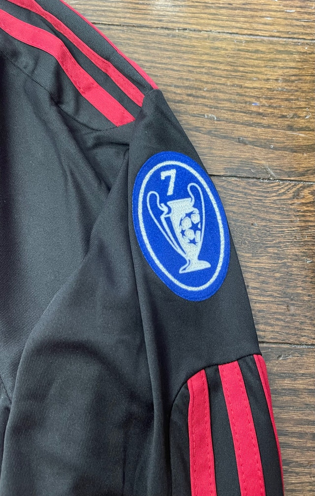 AC Milan 2009-10 Retro David Beckham Soccer Jersey - Long Sleeve - photo 4