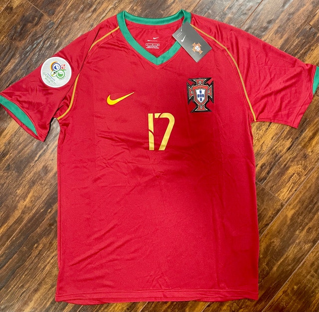 Portugal 2006 Retro RONALDO #17 World Cup Soccer Jersey