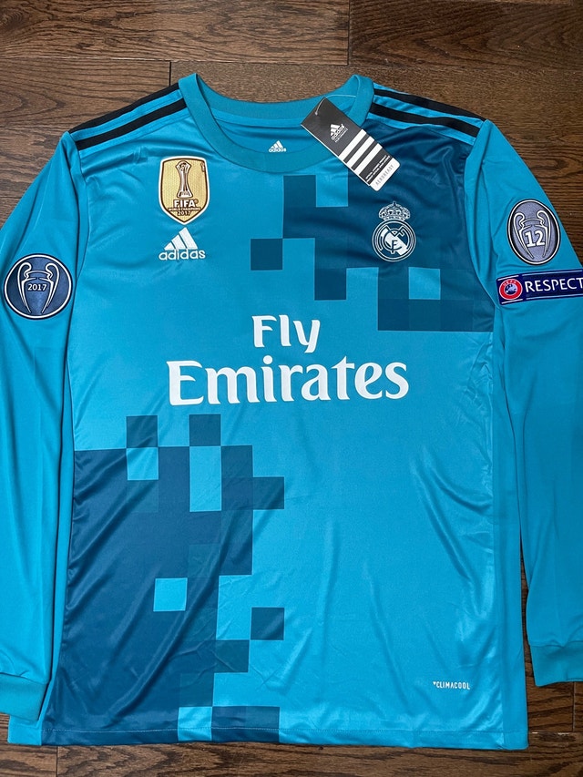 Real Madrid Ronaldo 2017/18 Soccer Away Jersey - Long Sleeves - photo 4