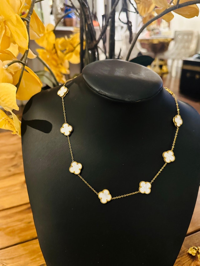 VCA Necklace 10 clover Motifs - photo 2