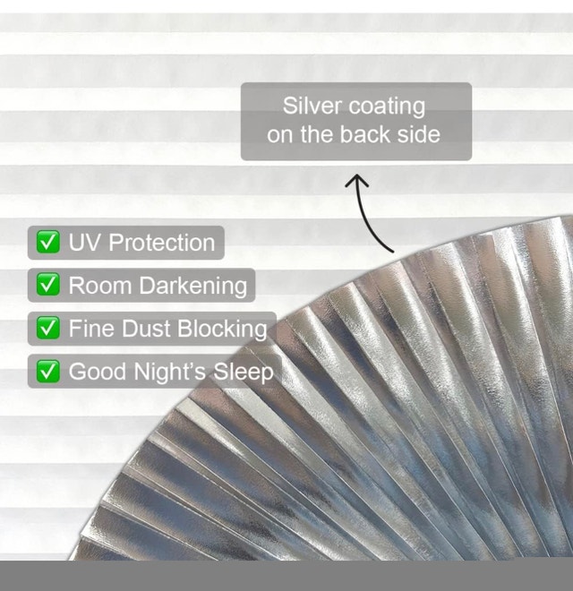 No tools pleated fabric shades, Temporary window blinds - photo 3
