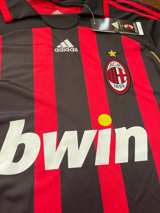 AC Milan 2007 Retro MALDINI Soccer Jersey - Champions League Fin - photo 3