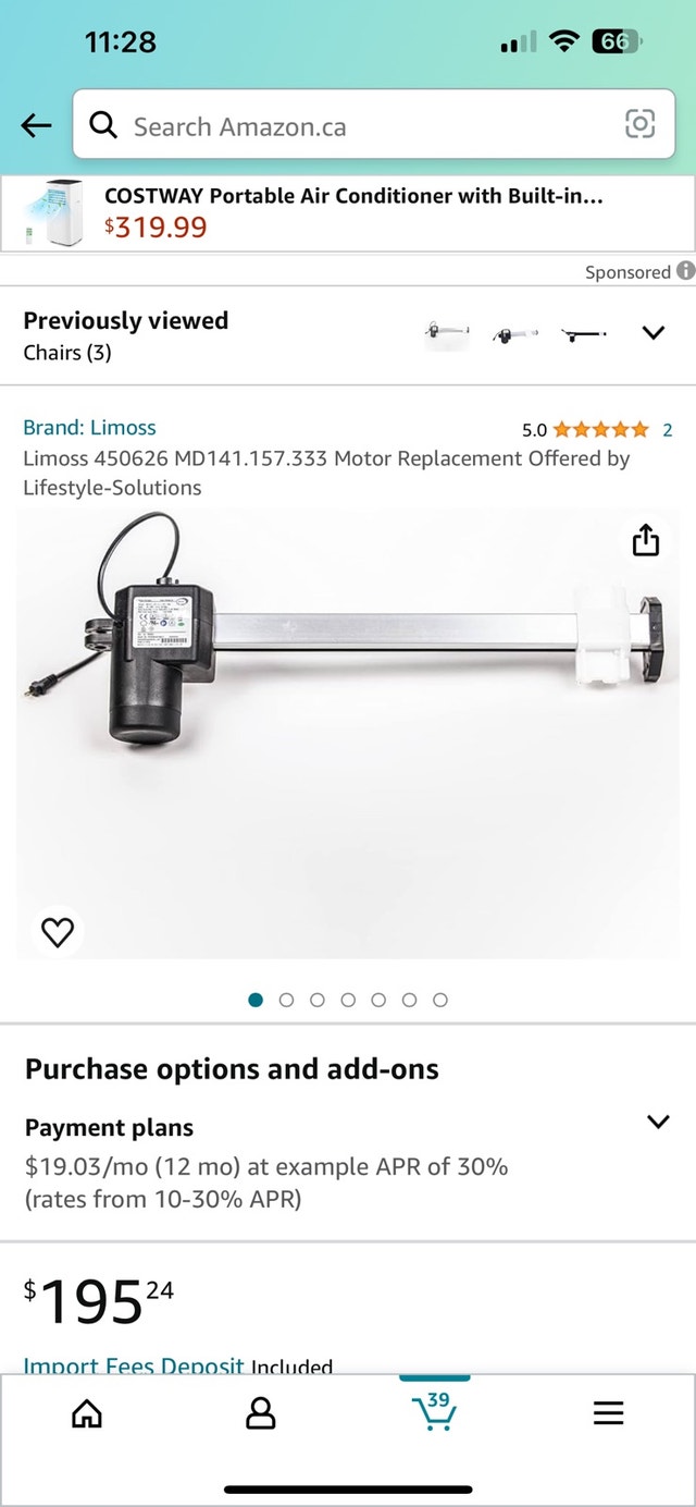 Limoss 450626 MD141.157.333 Motor Replacement