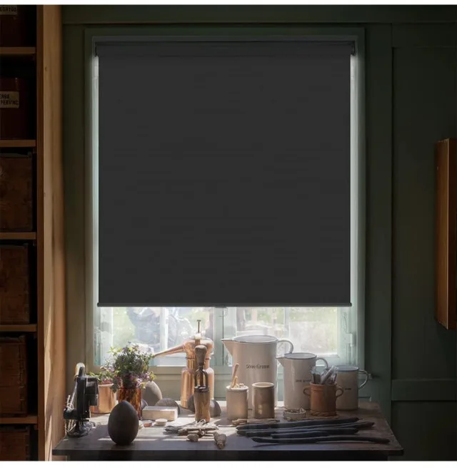 Cordless Blackout Roller Blinds 31” W 72” L UV Protection - photo 2