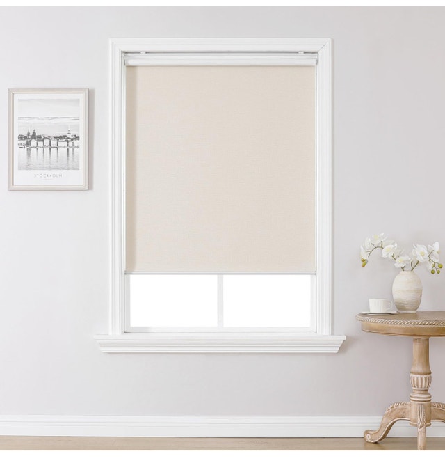 Blackout Roller Shade Blinds 27” W 72” H