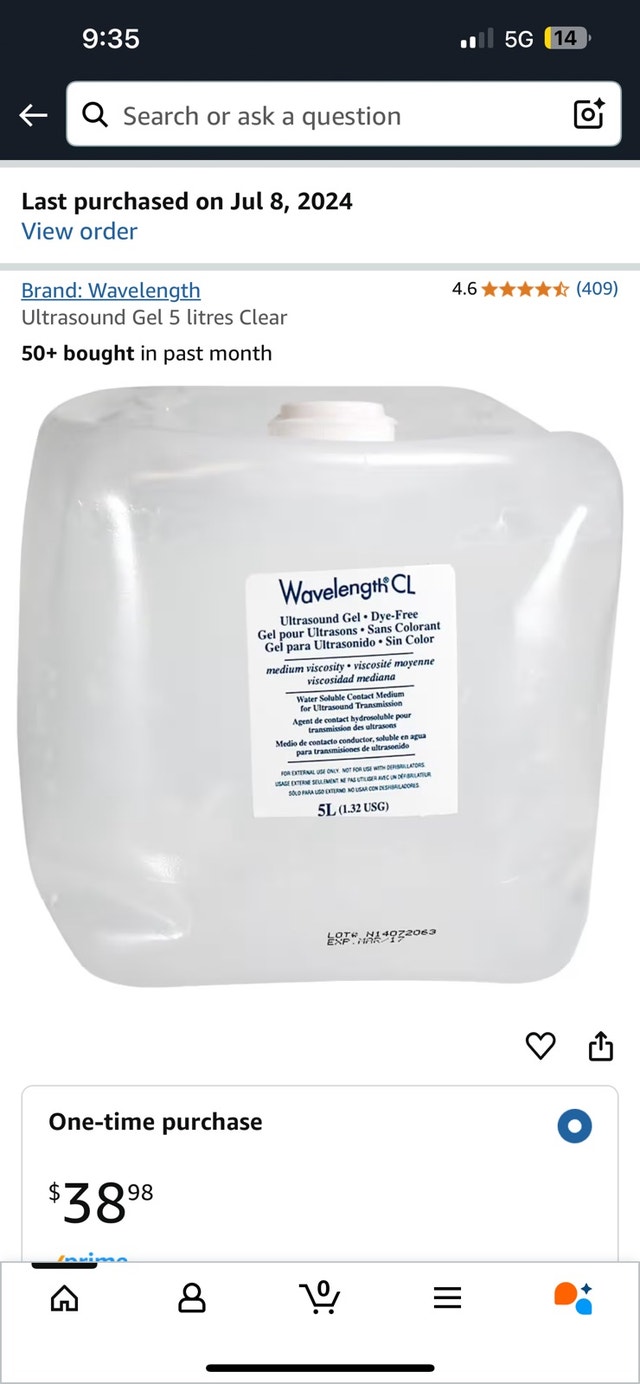 Ultrasonic Gel 5L Multipurpose - photo 3