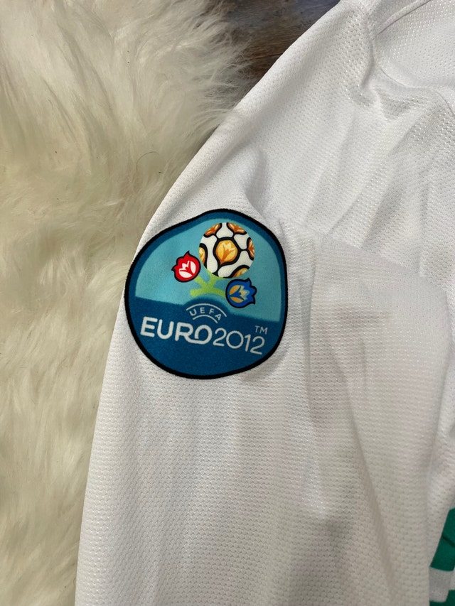 Portugal Retro Ronaldo 2012 Euro Cup Soccer Jersey Away - photo 4
