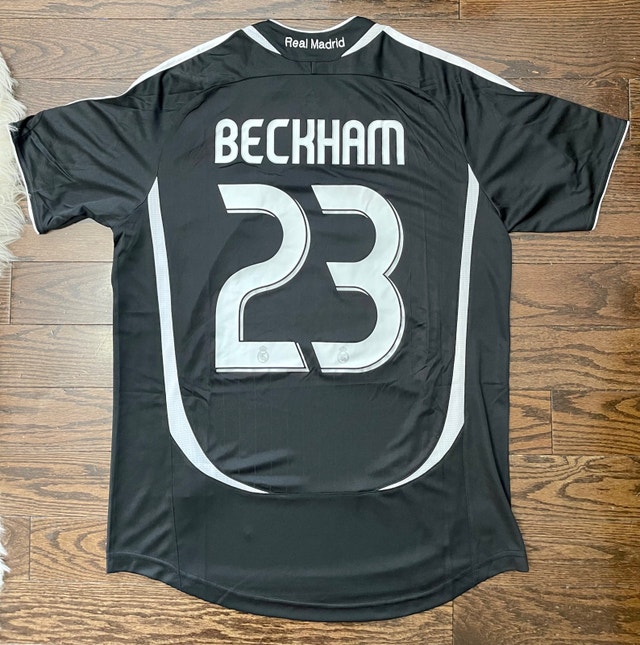 Real Madrid 2006/07 Retro BECKHAM # 23 Soccer Jersey - photo 2