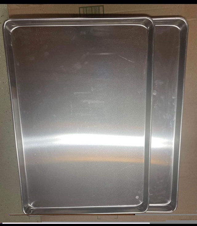 Aluminum Pan 18-Guage Commercial Grade Sheet pan heavy duty 2Pcs - photo 5