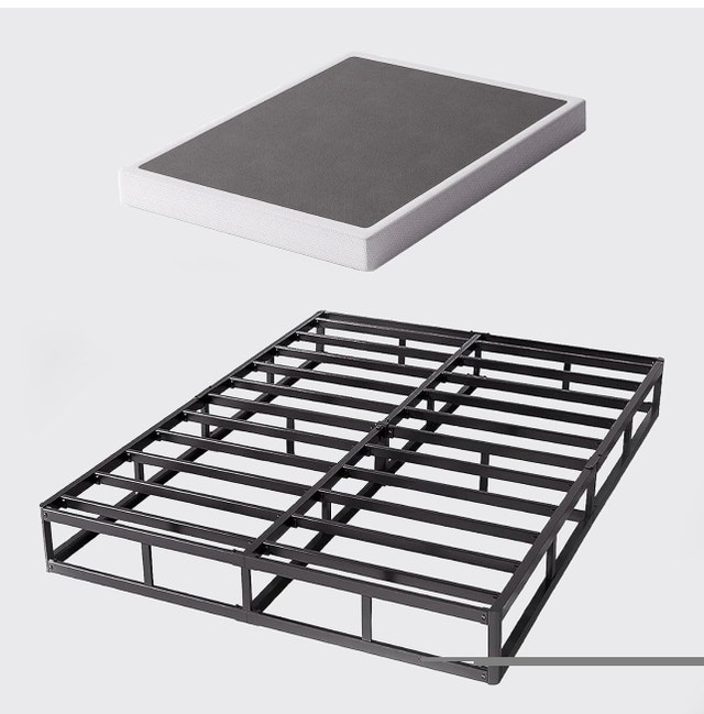 Queen Size Box Spring with Cover Heavy Duty Metal - photo 2