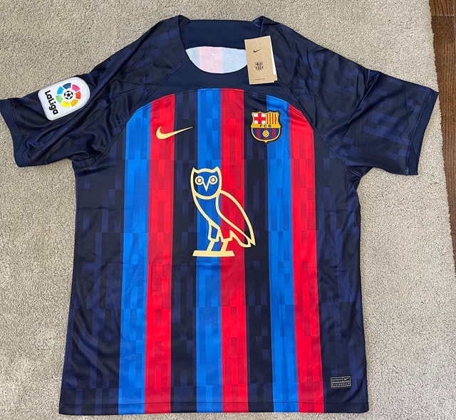 Barcelona OVO Soccer Home Jersey