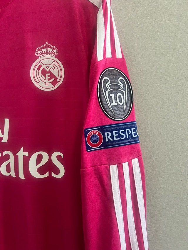 Real Madrid Retro Ronaldo 2014/15 Soccer Away Jersey - photo 4