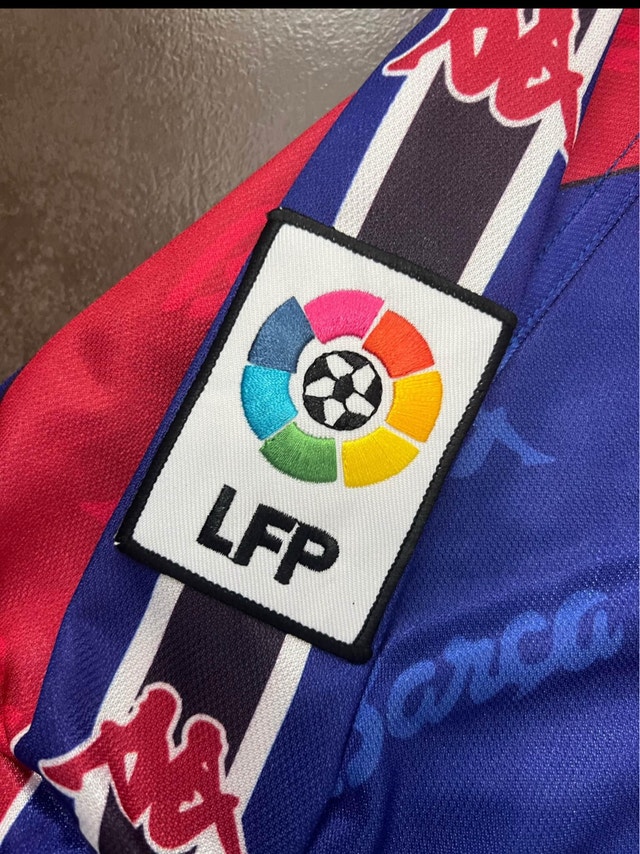 Barcelona Ronaldo Retro Soccer Home Jersey - photo 3