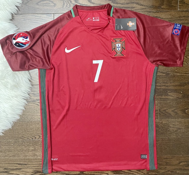 Portugal 2016 Euro Ronaldo final Soccer Jersey