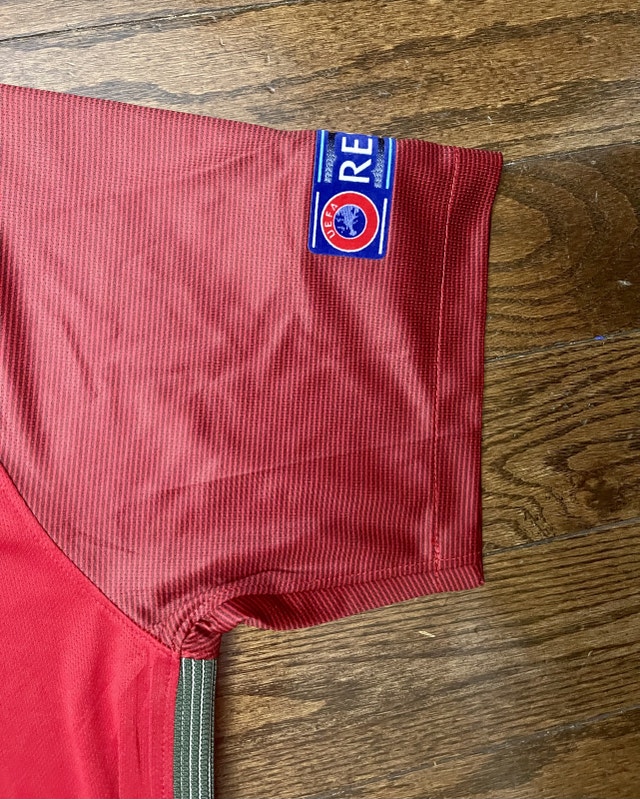 Portugal 2016 Euro Ronaldo final Soccer Jersey - photo 4