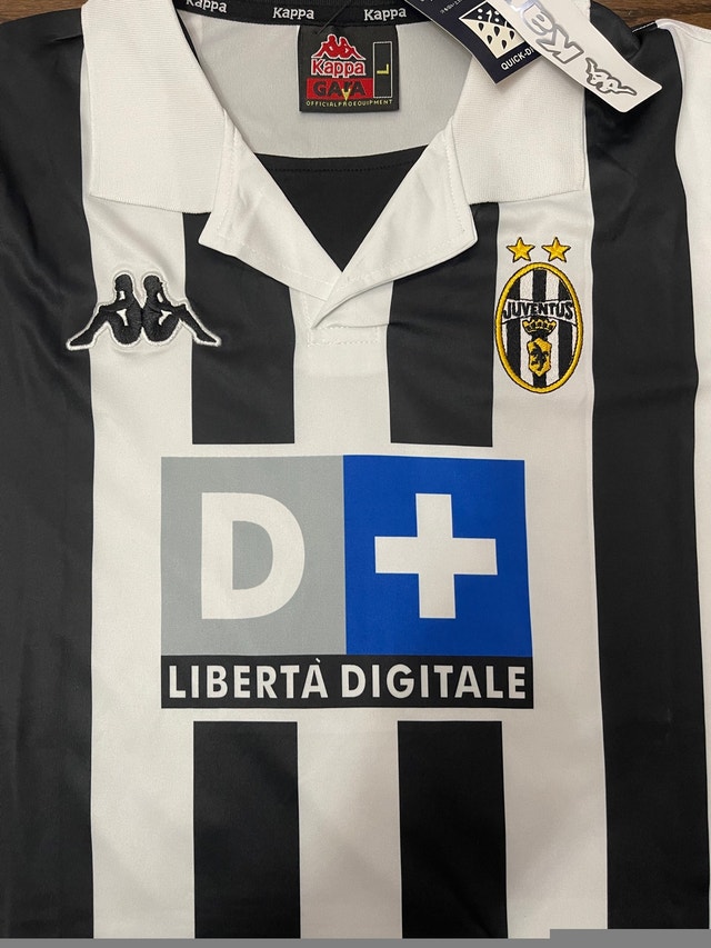 Juventus Retro Zidane 99/00 Soccer Home Jersey - Long Sleeves - photo 4