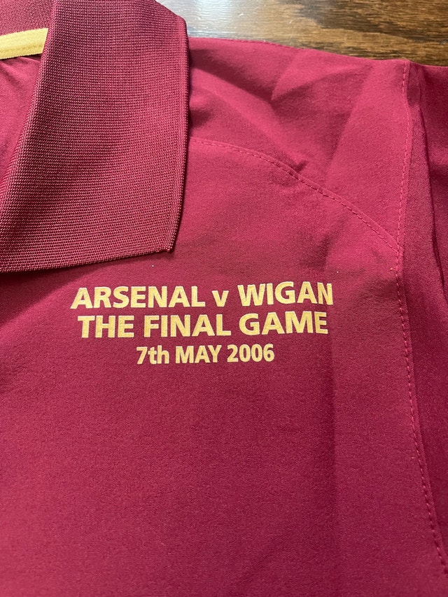 Arsenal Henry #14 Retro Soccer Home Jersey 2005/06 - photo 5