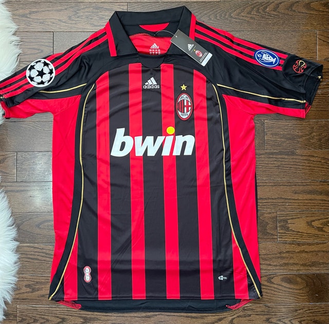 AC Milan Retro 2006-07 KAKA Soccer Home Jersey - Vintage Kit