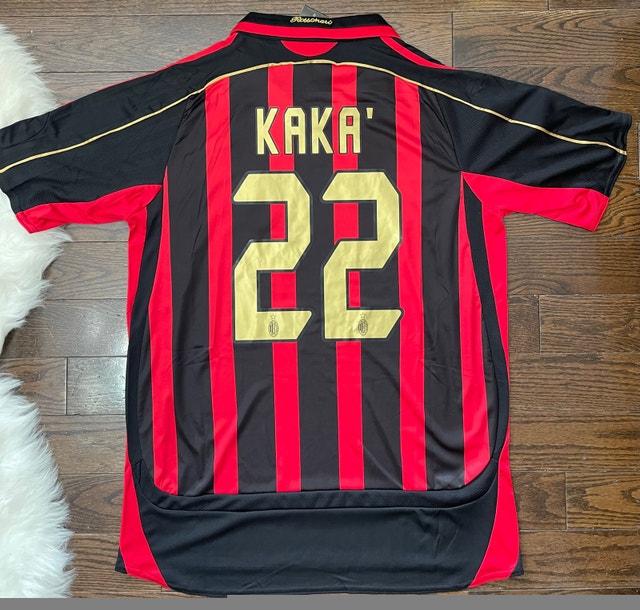 AC Milan Retro 2006-07 KAKA Soccer Home Jersey - Vintage Kit - photo 2