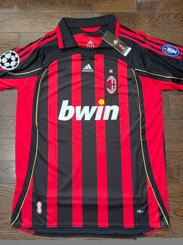 AC Milan Retro 2006-07 KAKA Soccer Home Jersey - Vintage Kit - photo 5