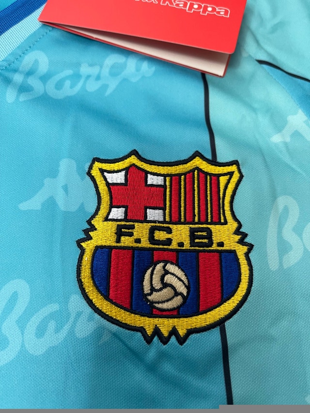 Barcelona Retro Ronaldo 1996-97 Soccer Away Jersey - photo 3